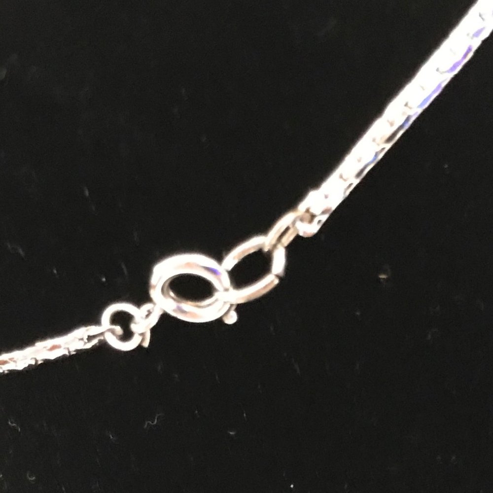 Interlocking Double Rhinestone Hearts Pendant - image 4